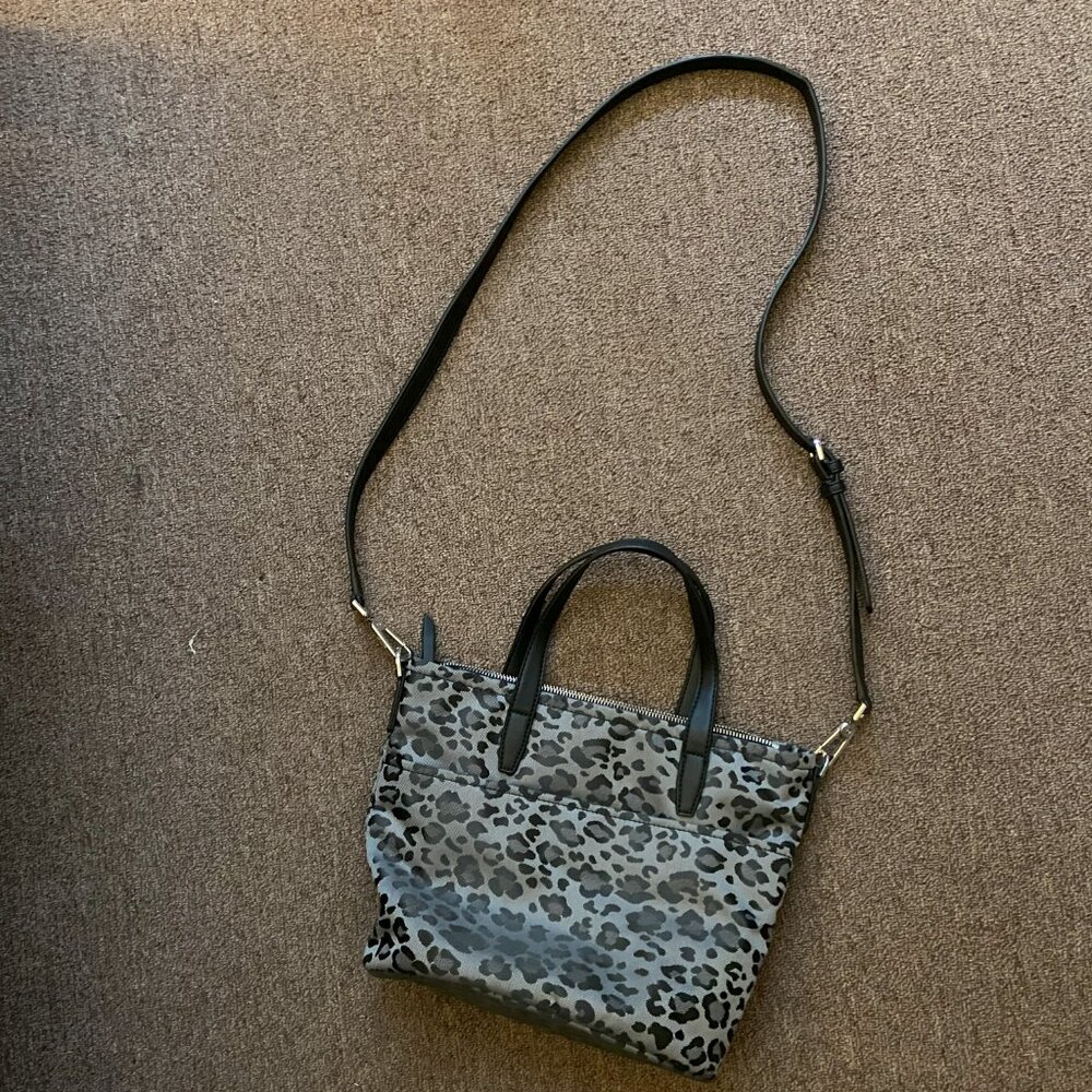 Calvin Klein Leopard Print Crossbody Handbag